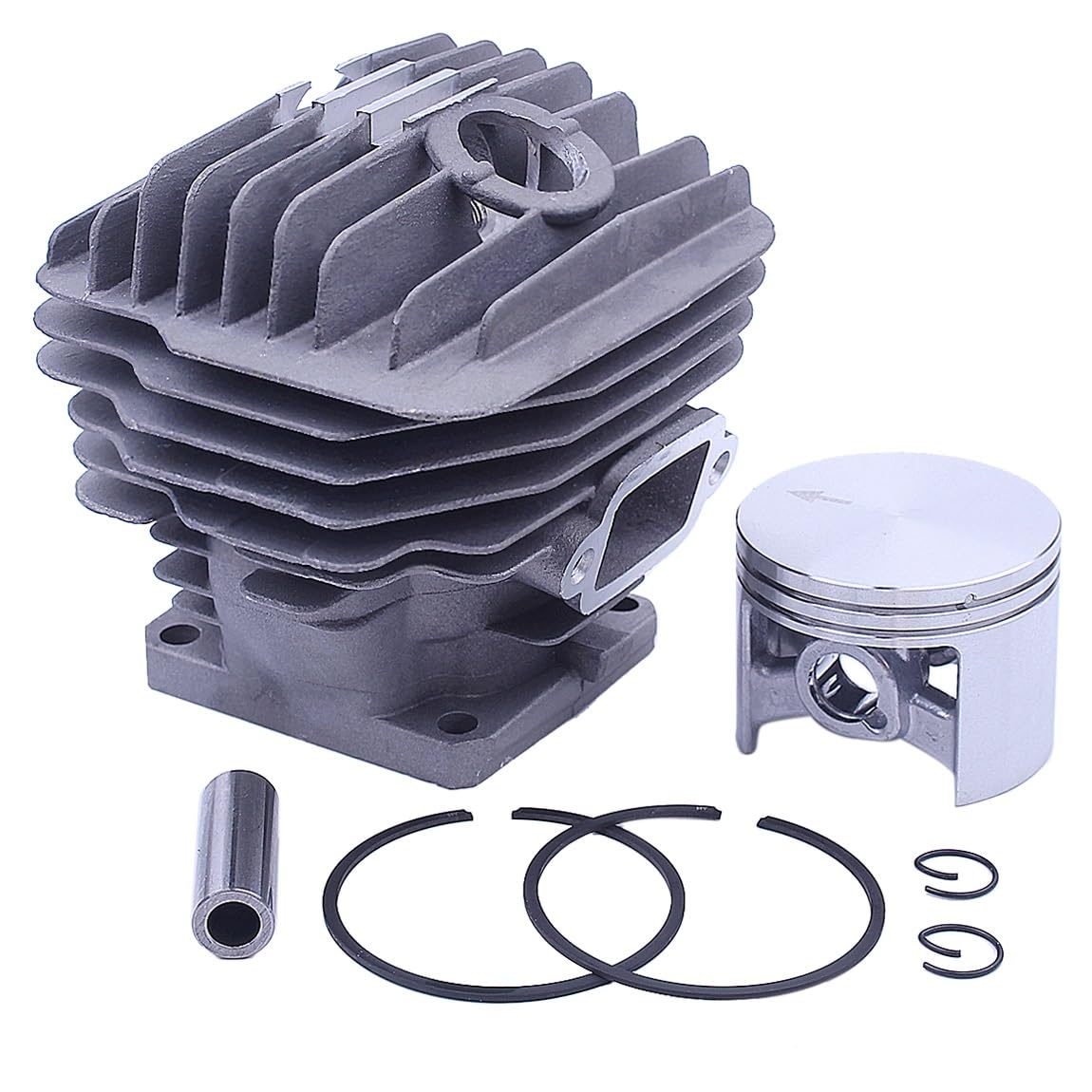 Kit de pistón de Cilindro de 52mm for Stihl MS460 046, ajustador de Cadena de línea de Filtro de Aceite Combustible, Accesorios de Motor de Motosierra de 2 Tiempos [Reemplazo]