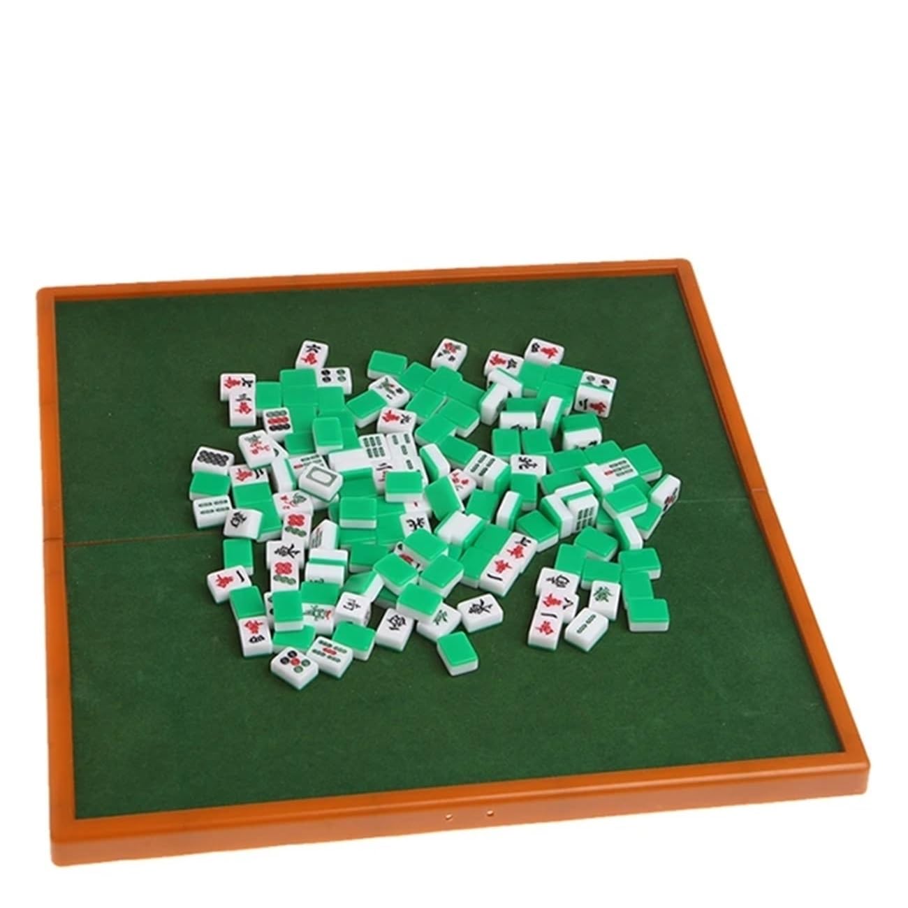 Zusammenklappbarer Mahjong-Tisch Faltbarer Mahjong-Tisch, Tragbare Mini-Box, traditionelles Reisespiel