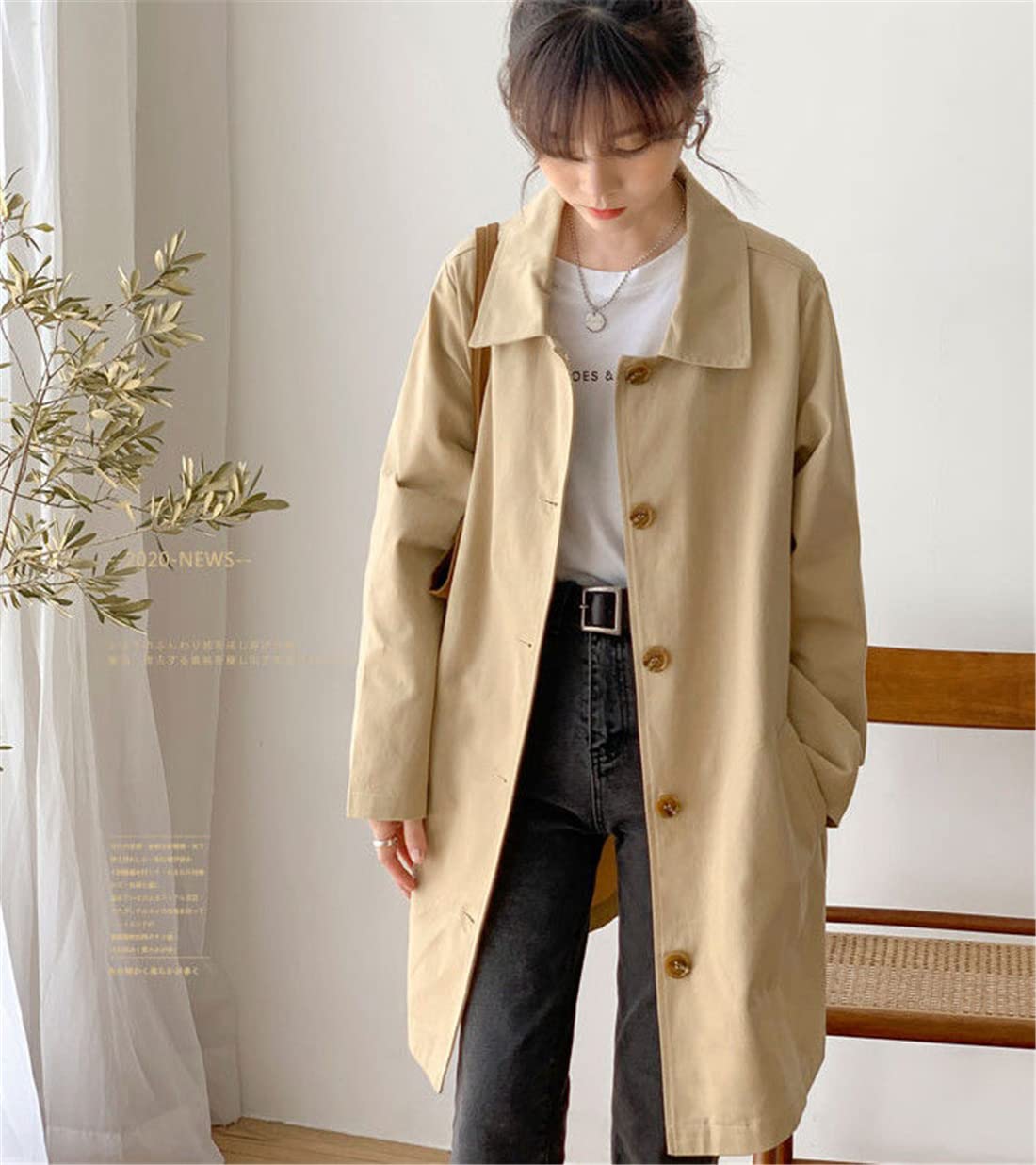 使いやすいスプリングコート、3回ほど使用しましたがクリーニング済みです。 使いやすいスプリングコート、3回ほど使用しましたが