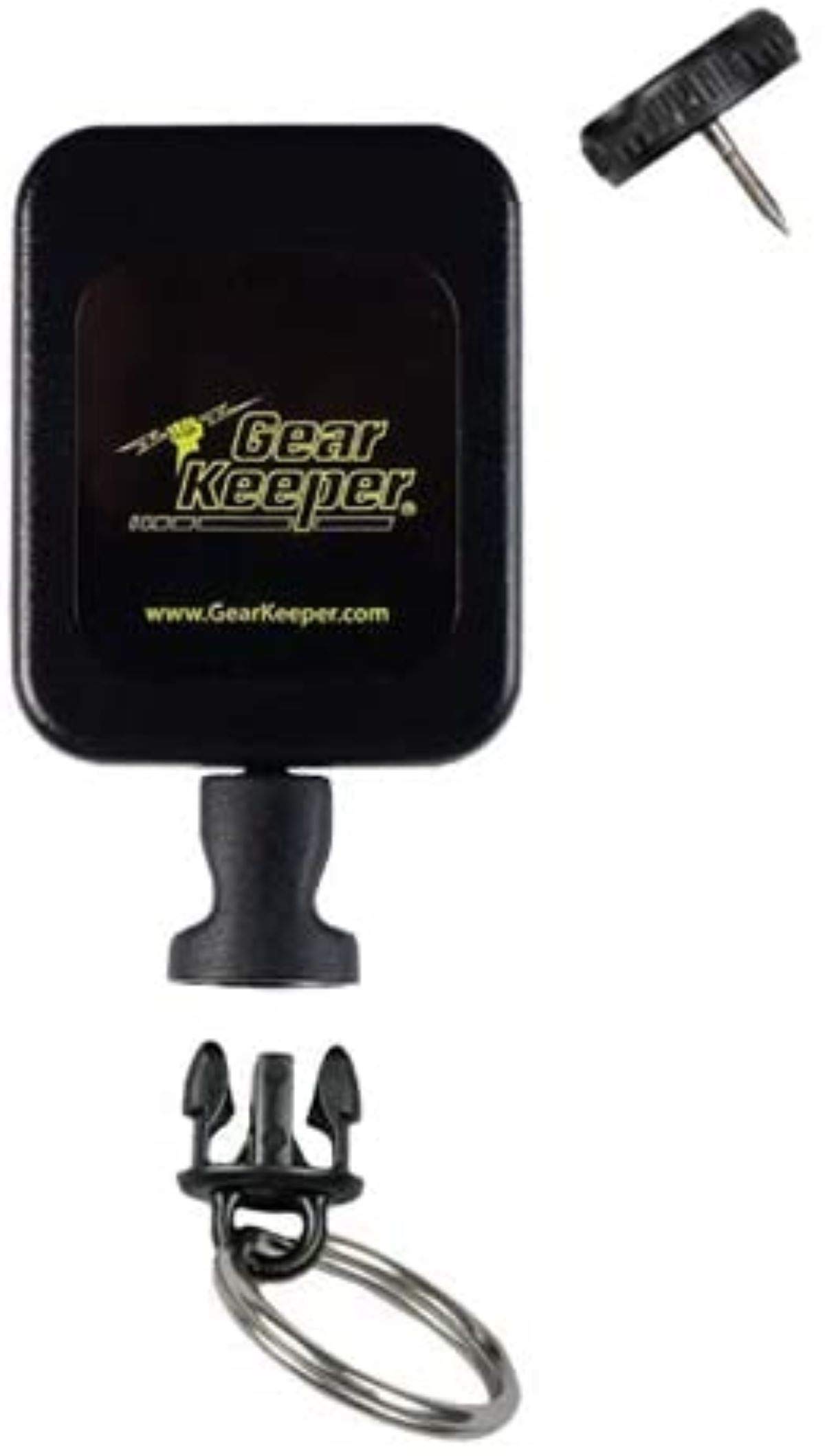 Gear KeeperHammerhead Industries Gear Retractor - Features - Heavy Duty Threaded Stud Mount with Q/C Split Ring Accessory - Made in USA