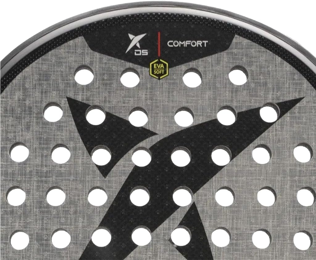 Drop Shot Axion Comfort Padel Racket Carbon 3K Round Shape Eva Soft Low Balance Precision Control with Advanced Vibration Reduction