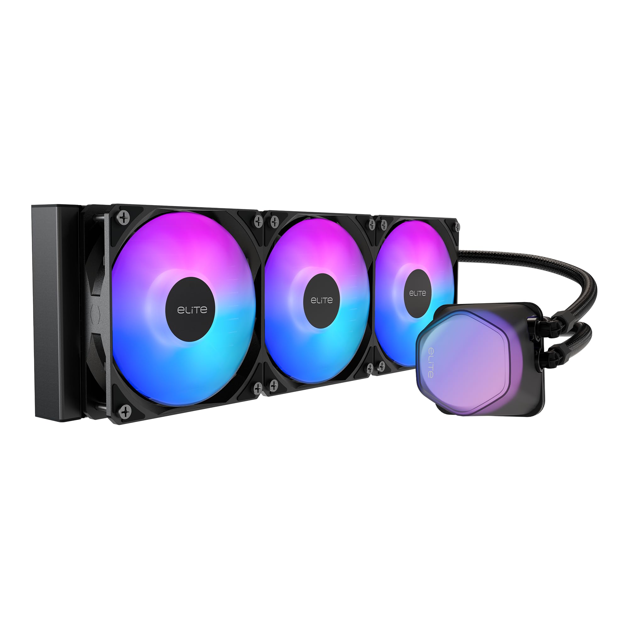 COOLER MASTER MASTERLIQUID 360 ION 簡易水冷 Cooler Master MasterLiquid 360 ION LCD Display Close-Loop AIO