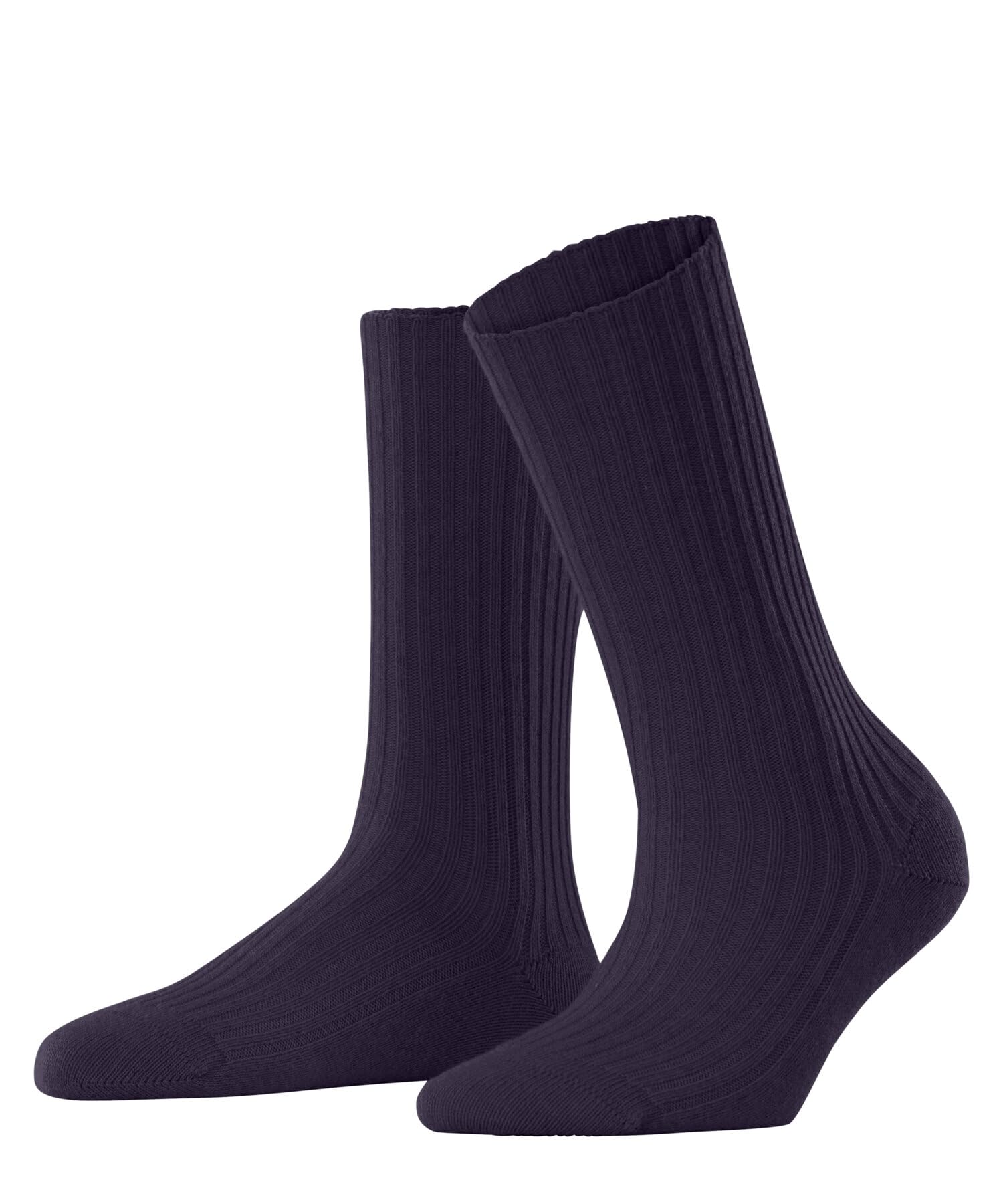 FALKE Women's Cosy Wool Boot W So Viscose Cashmere Plain 1 Pair Socks, Red Wineberry 8761, 2.5-5