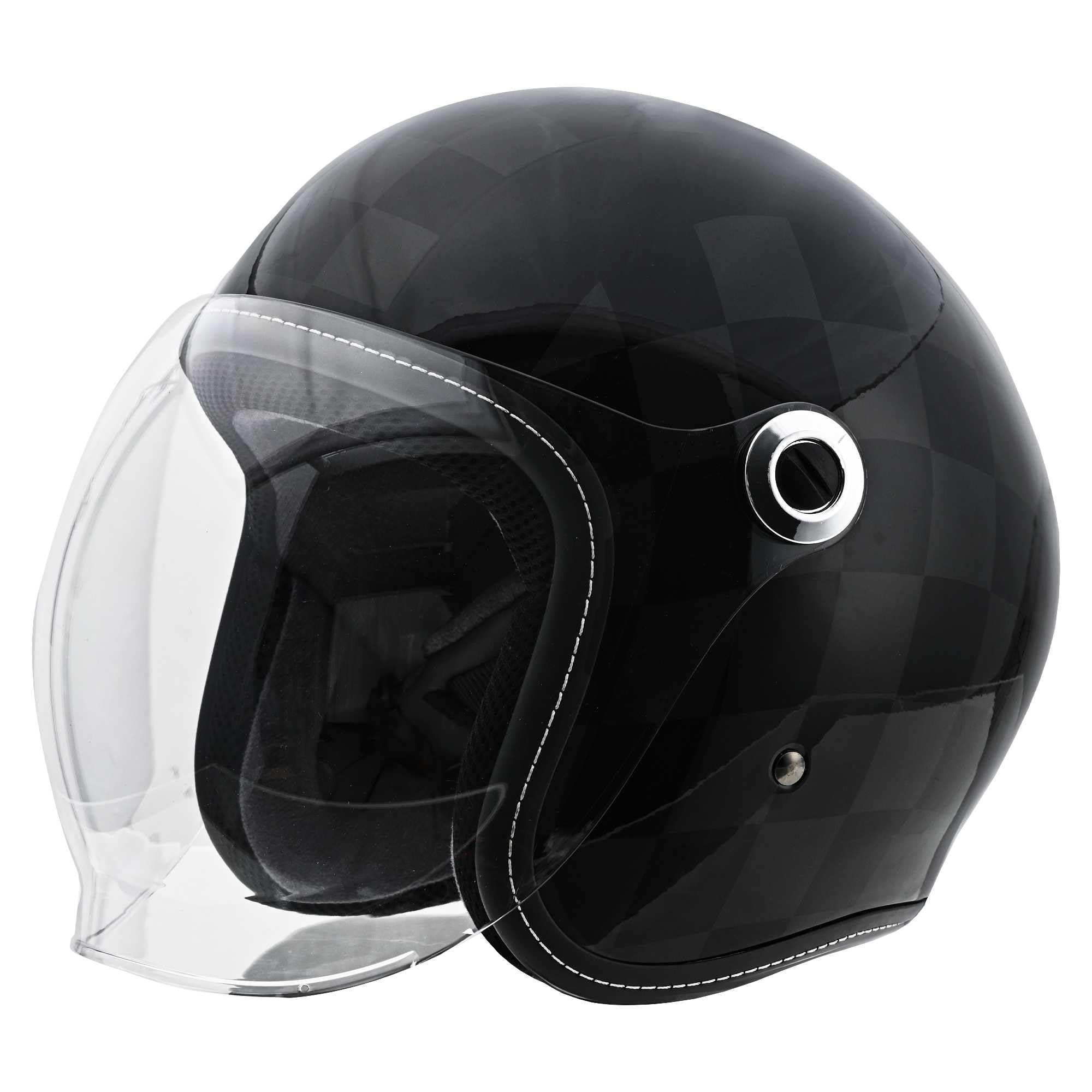 Amazon | RIDEZ ZZ バイク ジェットヘルメット UVシールド バックル式