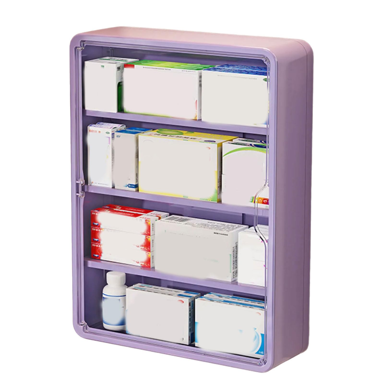 Sisyeuo Large Capacity Wall Mount Organiser Storage Solution for Cosmetics Toy Multi Tiers Rack Organization Box Wall Mounted Storage Organiser