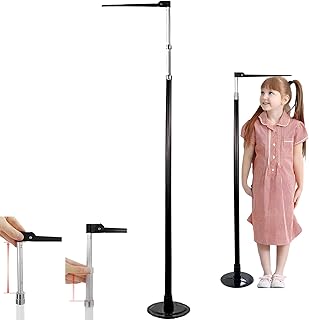TaKesh Height Measuring Instrument Height Measuring Scale Retractable Height Measuring Instrument Large Pedal Design Durable and Stable, Suitable for Home, School, Hospital (Measuring Range 70-190cm)