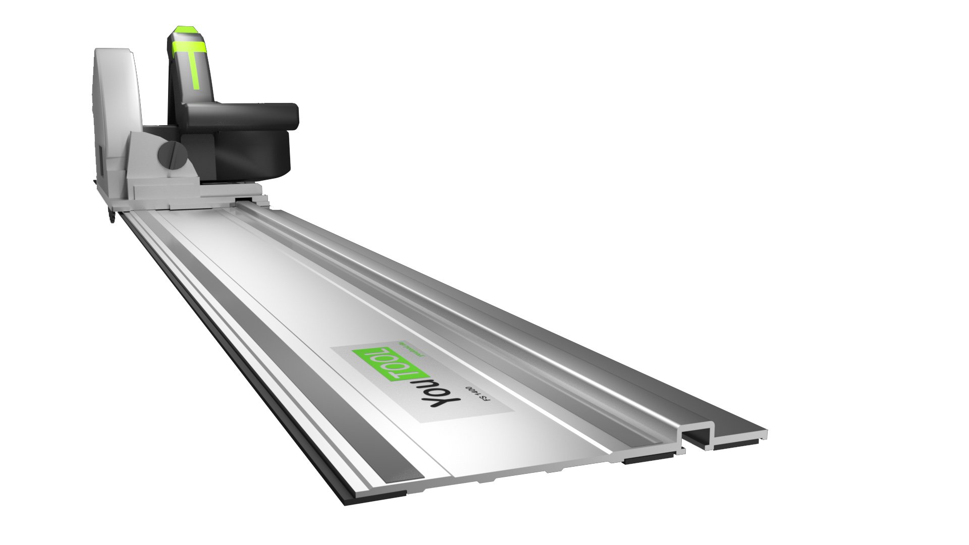 300cm Führungsschiene für Handkreissägen von Festool, Makita uä