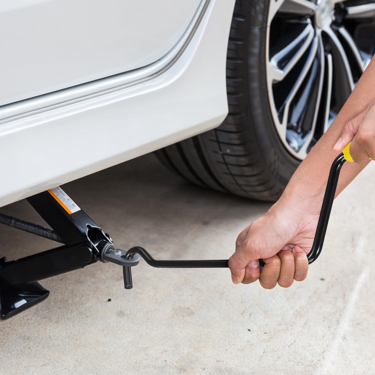 iplusmile Maniglia Di Ricambio Per Cric Auto Leva Estesa Manovella Per Martinetto Idraulico Accessorio Universale Strumento Sollevamento Pneumatici Facile Da Montare