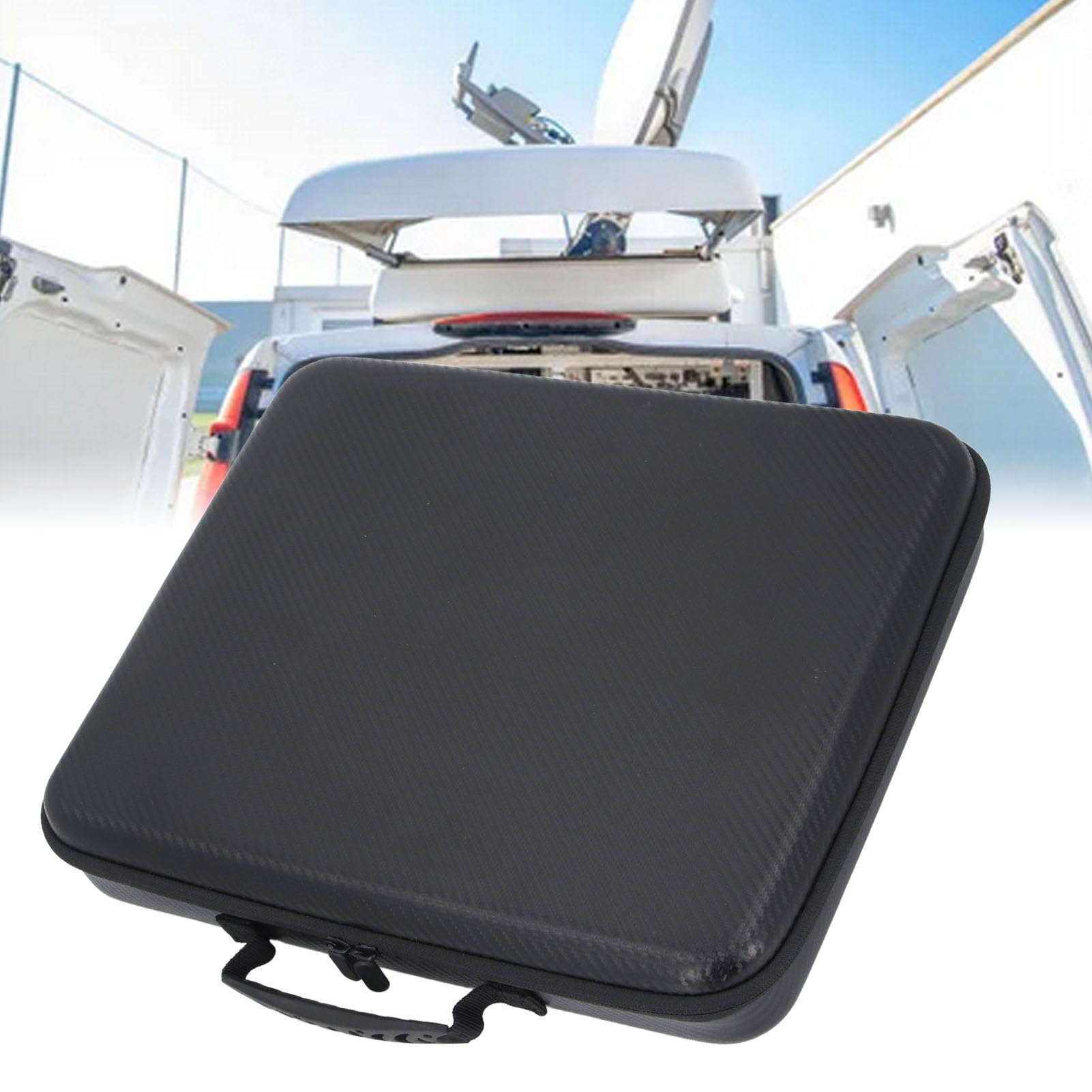 Estuche de Transporte Rígido Satellite EVA, Bolsa Protectora de Almacenamiento con Múltiples Compartimentos para Viajeros RV, 16,7x13,4x3,0 Pulgadas