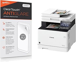 BoxWave Screen Protector Compatible With Canon imageCLASS MF743Cdw - ClearTouch Anti-Glare (2-Pack), Anti-Fingerprint Matte Film Skin for Canon imageCLASS MF743Cdw