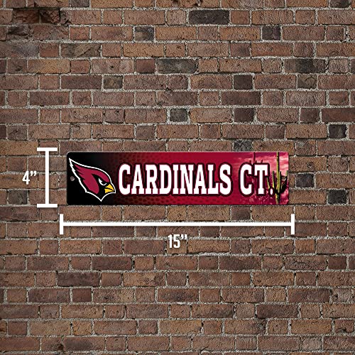 Rico Industries HSN27SB24 Nfl Football Kansas City Chiefs 2024 Super Bowl Lviii Champions Plastic 4 Inch X 16 Inch Street Sign thumb #5