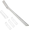 Tweezerman Dermaplaning Razor Facial Razor with 3 Spare Blades Included, Stainless Steel, Replacement Blades Available (4-Pack)
