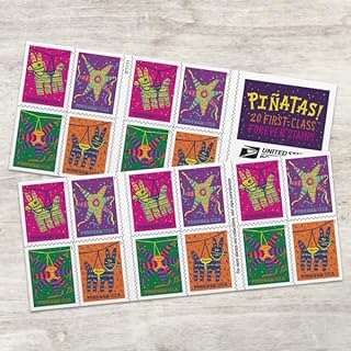 Pinatas! Forever Postage Stamps, Booklet of 20