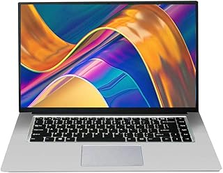 HSW 15.6 inch Windows 10 Home Business Laptop Ultra-Thin Portable Notebook Quad Core Ultrabook,Supports WiFi, HDMI, Camera and 128GB TF Card and 1T SSD Computer (8GB+64GB) product image