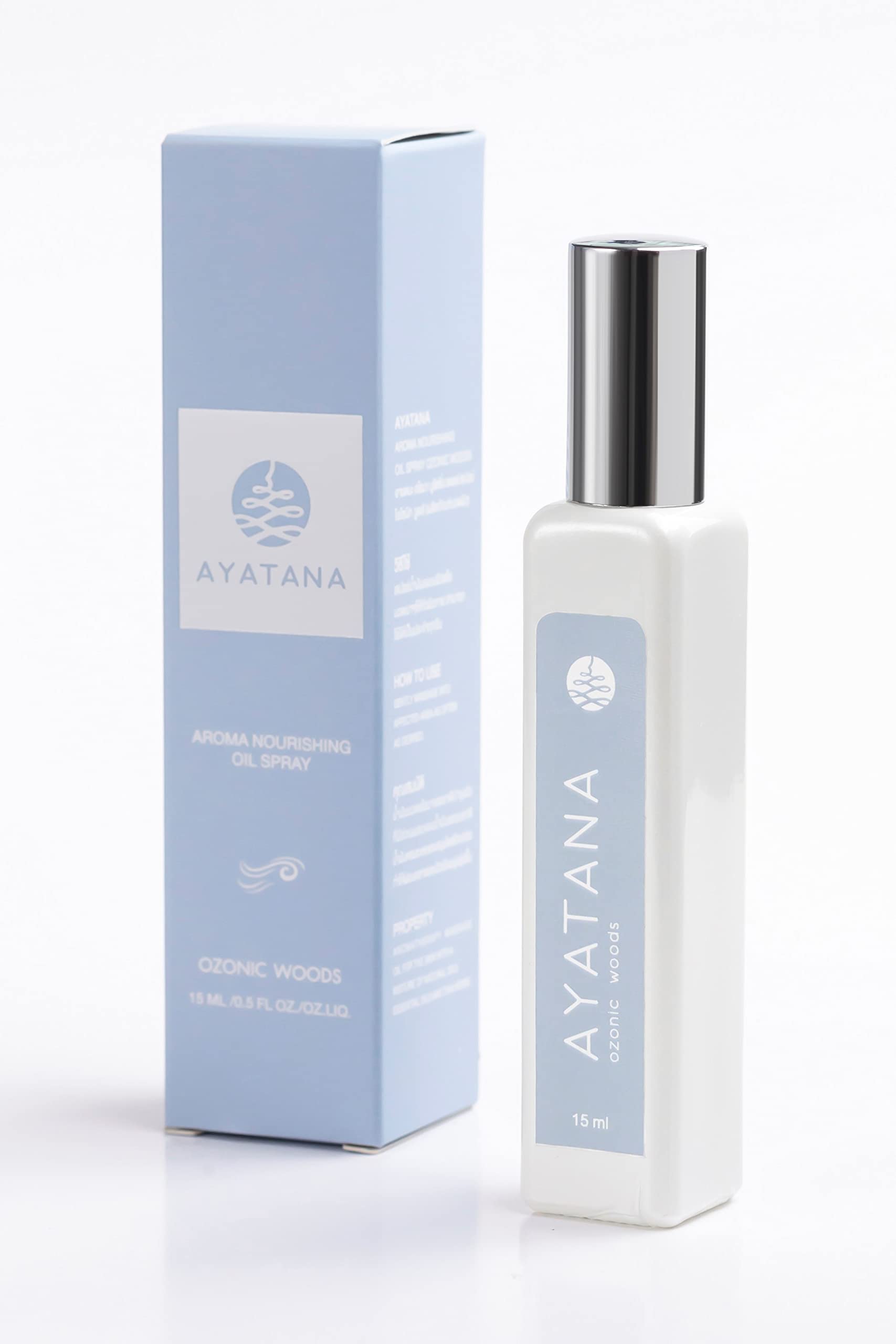 Ayatana Thailand Aroma Massage Oil Spray 15ML, Ozonic Woods - De Migraine