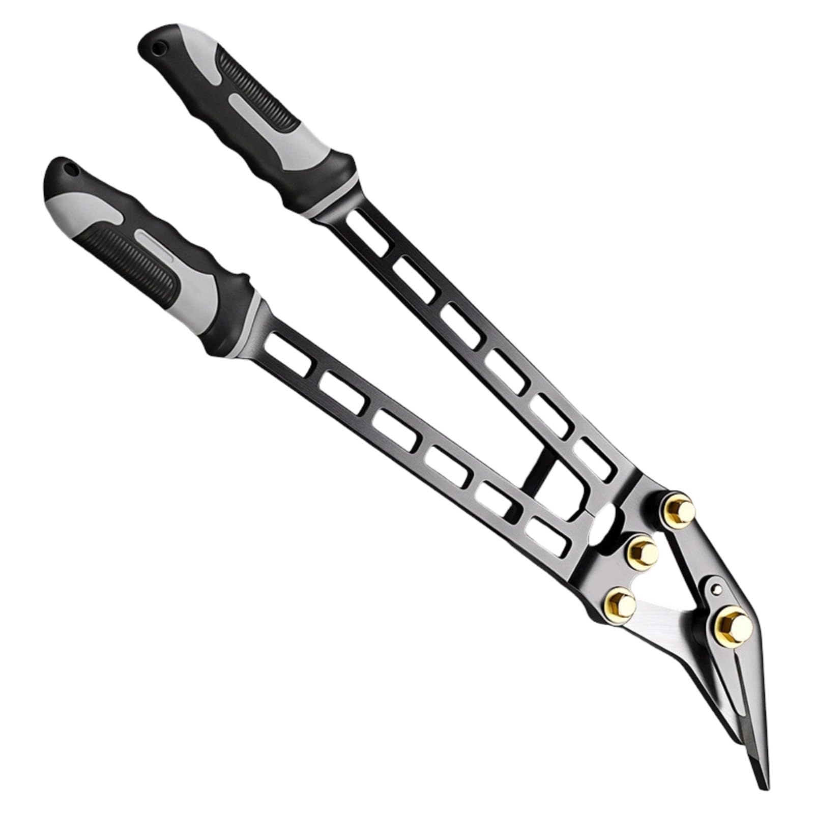 Duty Steel Manual Metal Shears for Cutting Aluminum Steel Strips and Iron Sheet with Comfortable Ergonomic Handle Ergonomic Handle Sheet Metal Shears