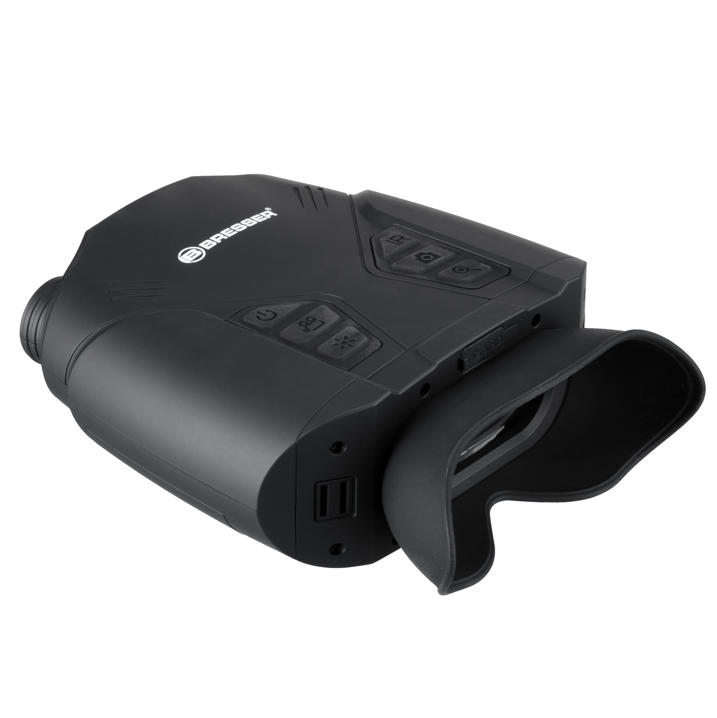 Bresser digitales Nachtsichtgerät Binokular 3X Nightlux 200 Pro mit digitalem Zoom, Infrarotbeleuchtung, Display, Foto- und Video-Funktion