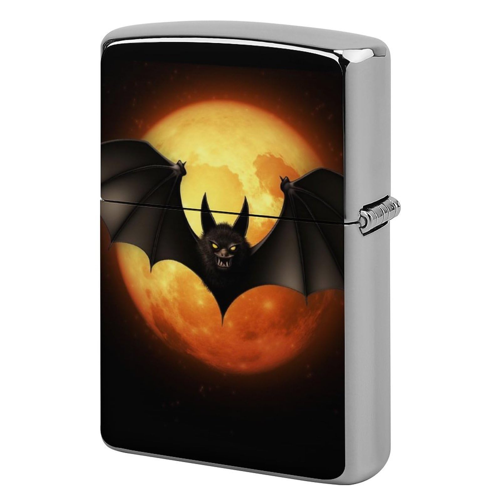 Halloween Bat Lighter Cover for Men, Personalized Lighter Case for Birthday Gift, Flip-Top Lighters Protective Cover, Portable Lighters Shell for Outdoor, Travel