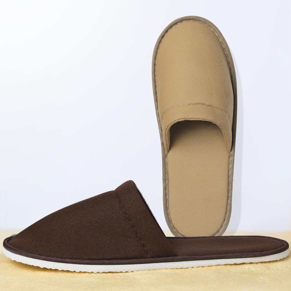 Yeios Disposable Slippers for Guests, Adults, Hotels, Spas and Travel