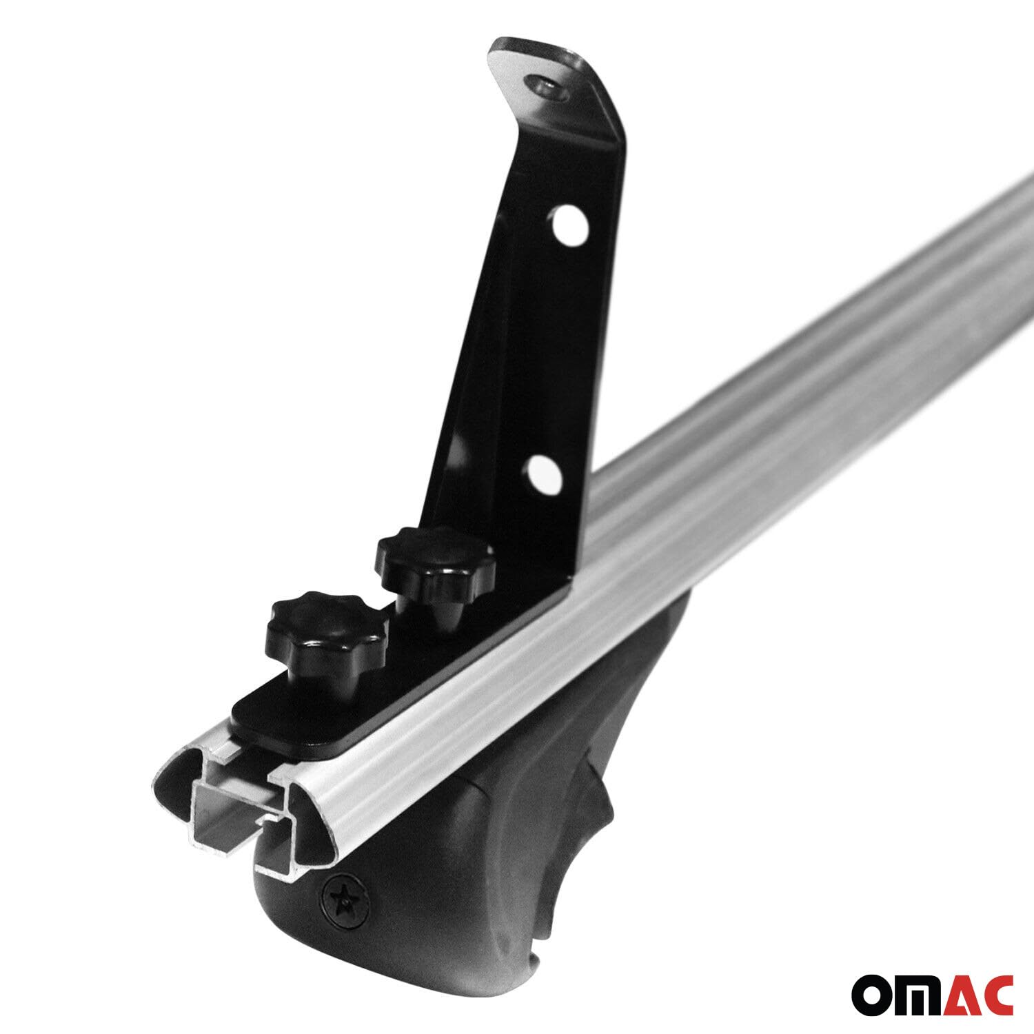 OMAC Ladungsbegrenzer Lastanschläge kompatibel mit Dachträger Einstellbar 4X Set - Auto Aludachträger Load Stopper Transportsysteme Lastanschläge