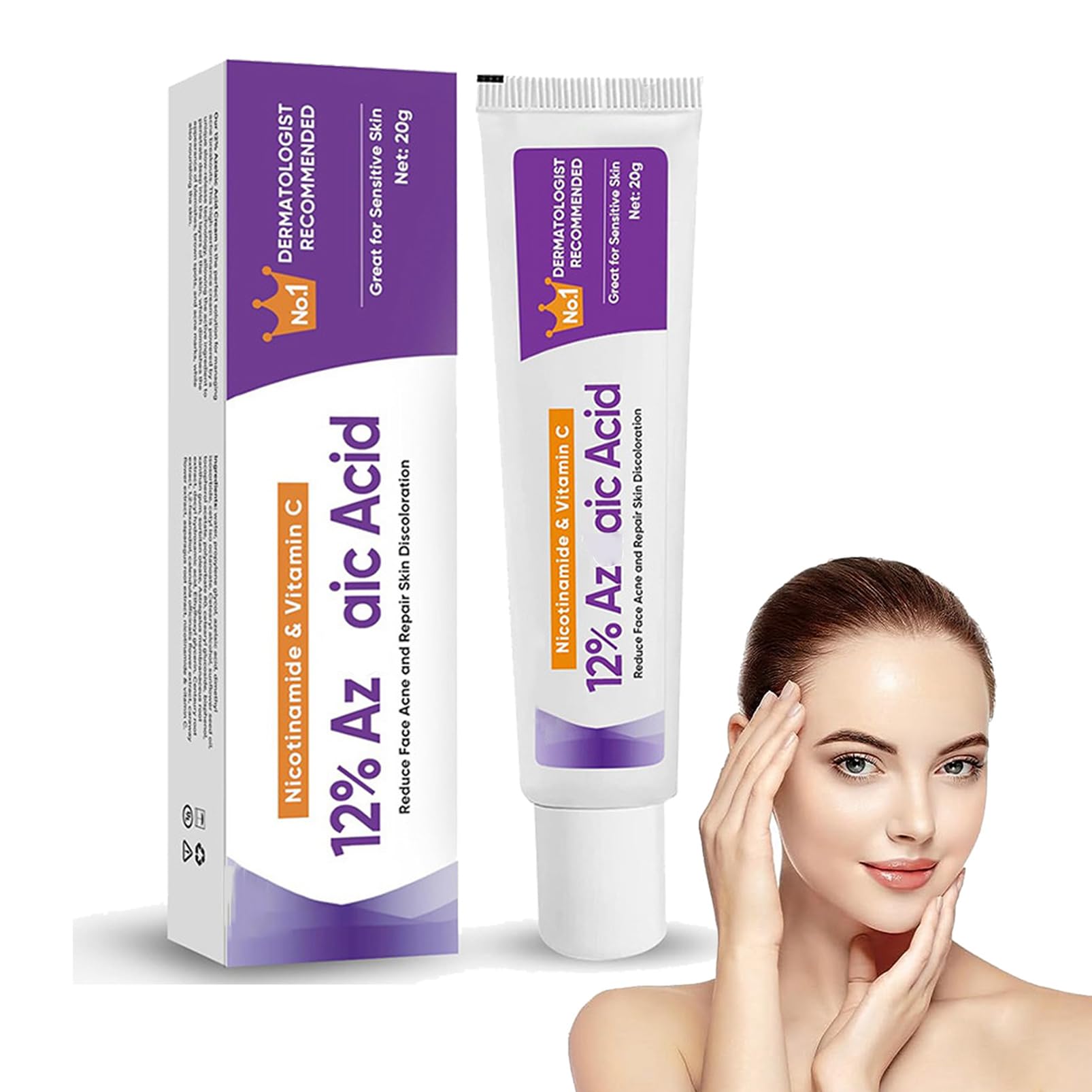 Acid 12% Facial Serum,Acid Serum Face Cream,Skin Care Beauty with Niacinamide & Vitamin C,Dark Spots Correcting,Removes Redness, Fade,Acne Cream Skin Care 20G (PACK OF 1, Unscented)