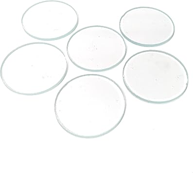 فراغات دوائر زجاجية قابلة للانصهار - COE 96 Oceanside Glass - 2 "Diameter 6