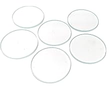 Clear Fusible Glass Circles Blanks - COE 96 Oceanside Glass - 2" Diameter 6