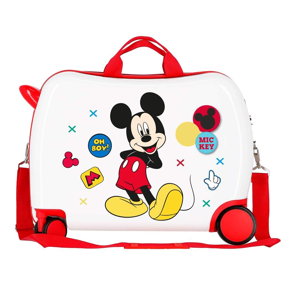 Disney Minnie Enjoy The Day walizka kabinowa, Oh Boy (biały) - hair-elastics-and-ties