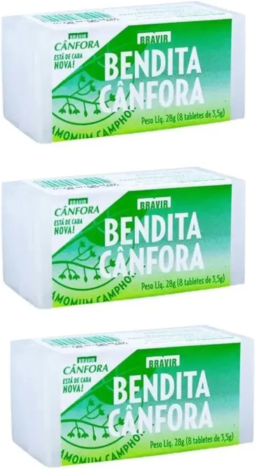 Bendita Canfora Tabletes Multiuso (MELHOR QUE NAFTALINA) PACK/3