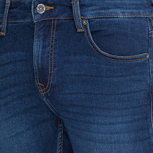 Image of Spykar Men's Rover Regular Fit Mid-Rise Jeans