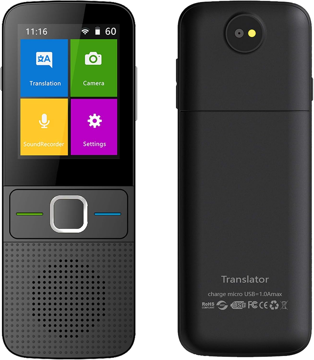 Traduttore Istantaneo Vocale, Traduttore Simultaneo Portatile Supporto 137 Lingue TraduttoreI Inglese Offline WiFi/Hotspot/Touch Screen