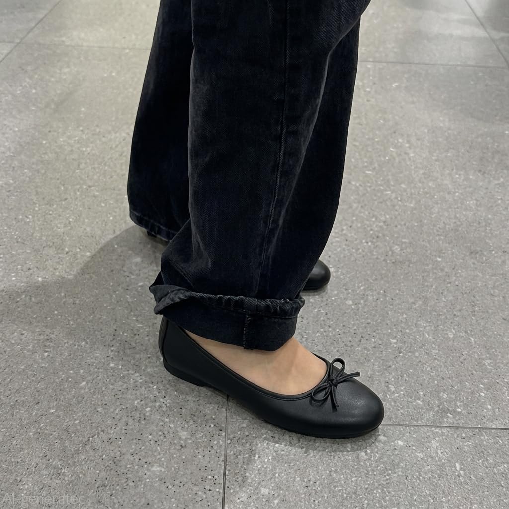 Jana Ballerines Femme avec Noeud Vegan