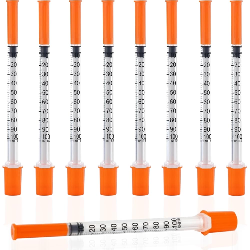 30G 1cc 1ml 1/2-Inch Measurement Lab Accessories for Industrial and Scientific, Individually Sealed Wrapped – 50 Pack