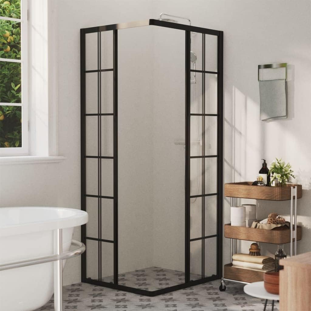 Functional Shower Cabin for Bathroom Decor with Easy Installation, Shower Enclosure with Aluminum Frame and Clear Glass Panels, 31.5"x27.6"x70.9"