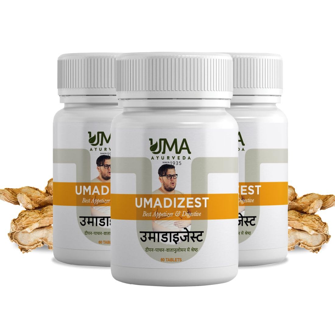 Uma Ayurveda Umadizest - Digestion Tablet | Gastric Medicine Ayurvedic Tablet |Digestive Care, Constipation Relief Medicine Tablet |60 Tablets (Pack of 3) (B0CBPTCLMZ) Amazon Price History, Amazon Price Tracker