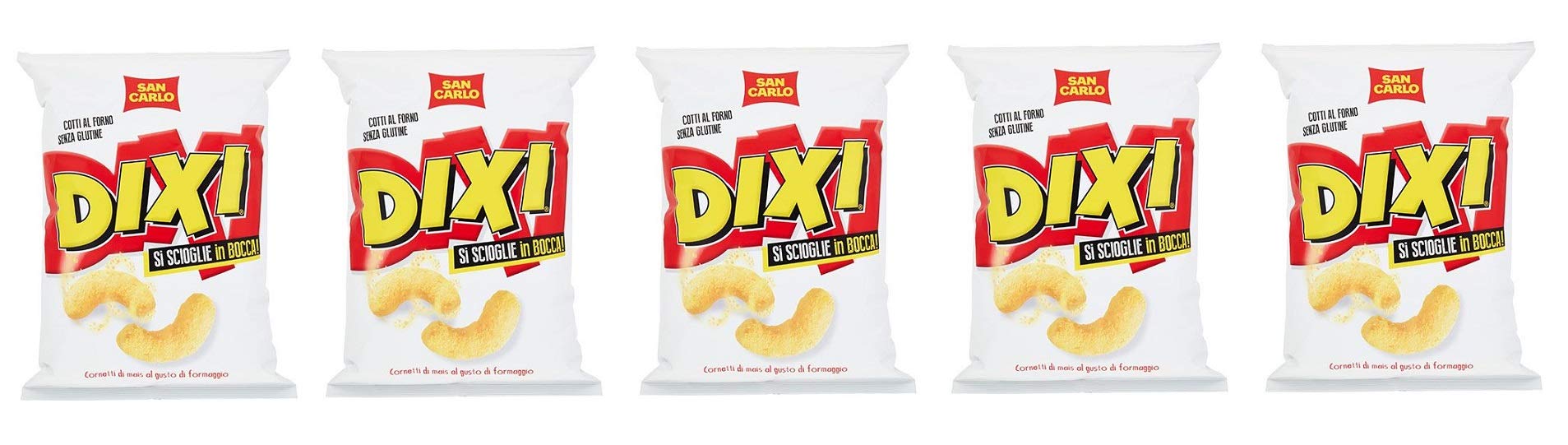 San Carlo Dixi - Lote de 5 patatas saladas (40 g)