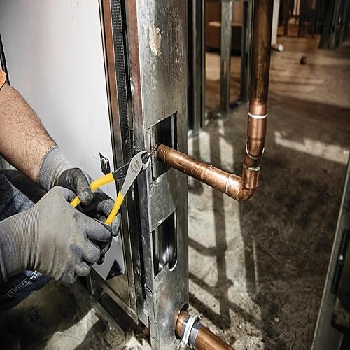 Miniatura 8 de Klein Tools Alicates D2000-49, fabricados en EE. UU., Alicates de corte diagonal con cuchillos de corte resistentes, mordazas cortas y empuñaduras