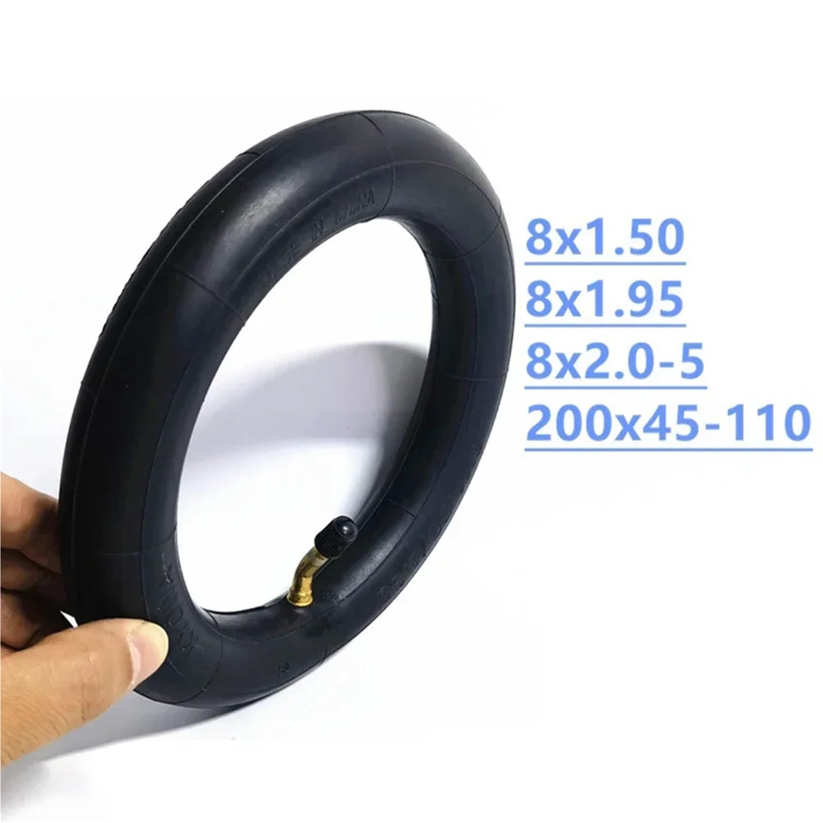 Dętka rowerowa, dętka 8" x 2,0-5, opona 200x45-110, gumowa odporna na zużycie
