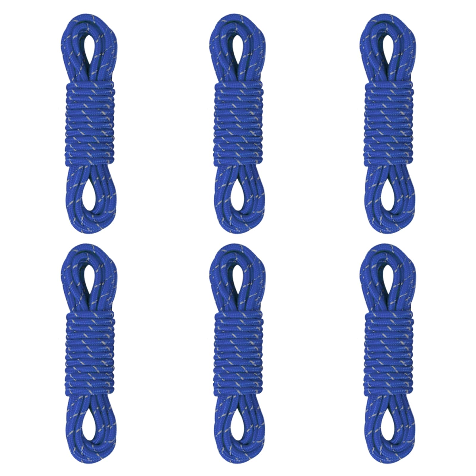 2/4/6-Pack Rope Roller Cam Lock Tensioner, Cord and Rope Tightening Tool with Carabiner Clips, Fast Adjustable Ropes Tie-Down Kit for Camping Hiking Tarp Boat & Outdoor