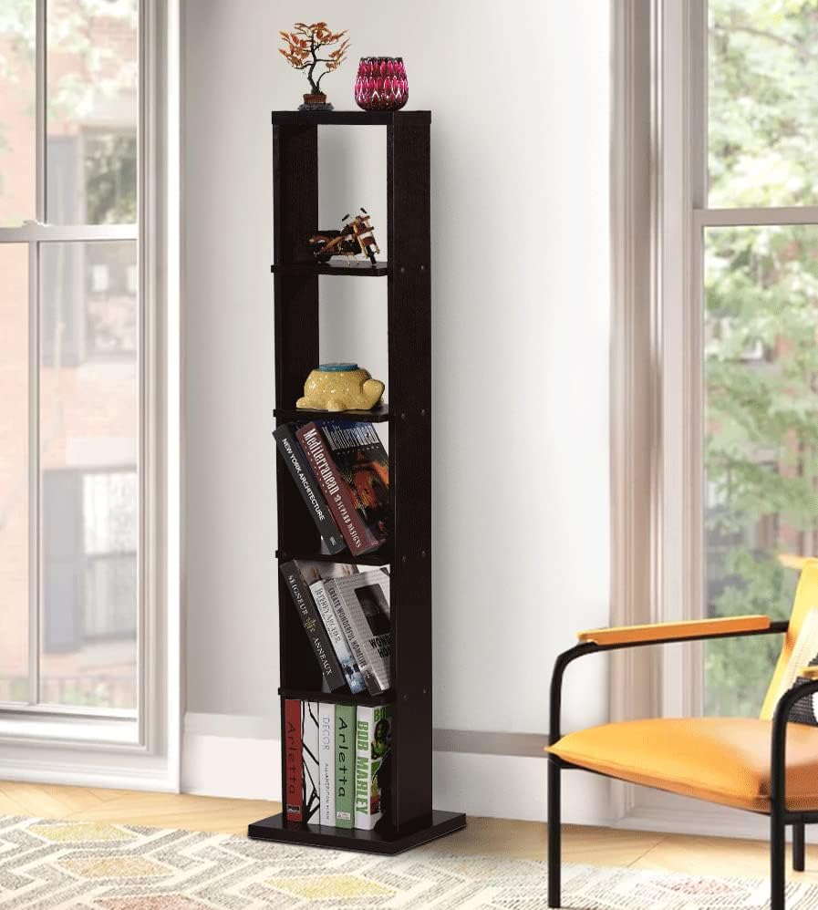 Zinbell® Engineered Wood Bookshelf Multipurpose Space Saver Organizer ...