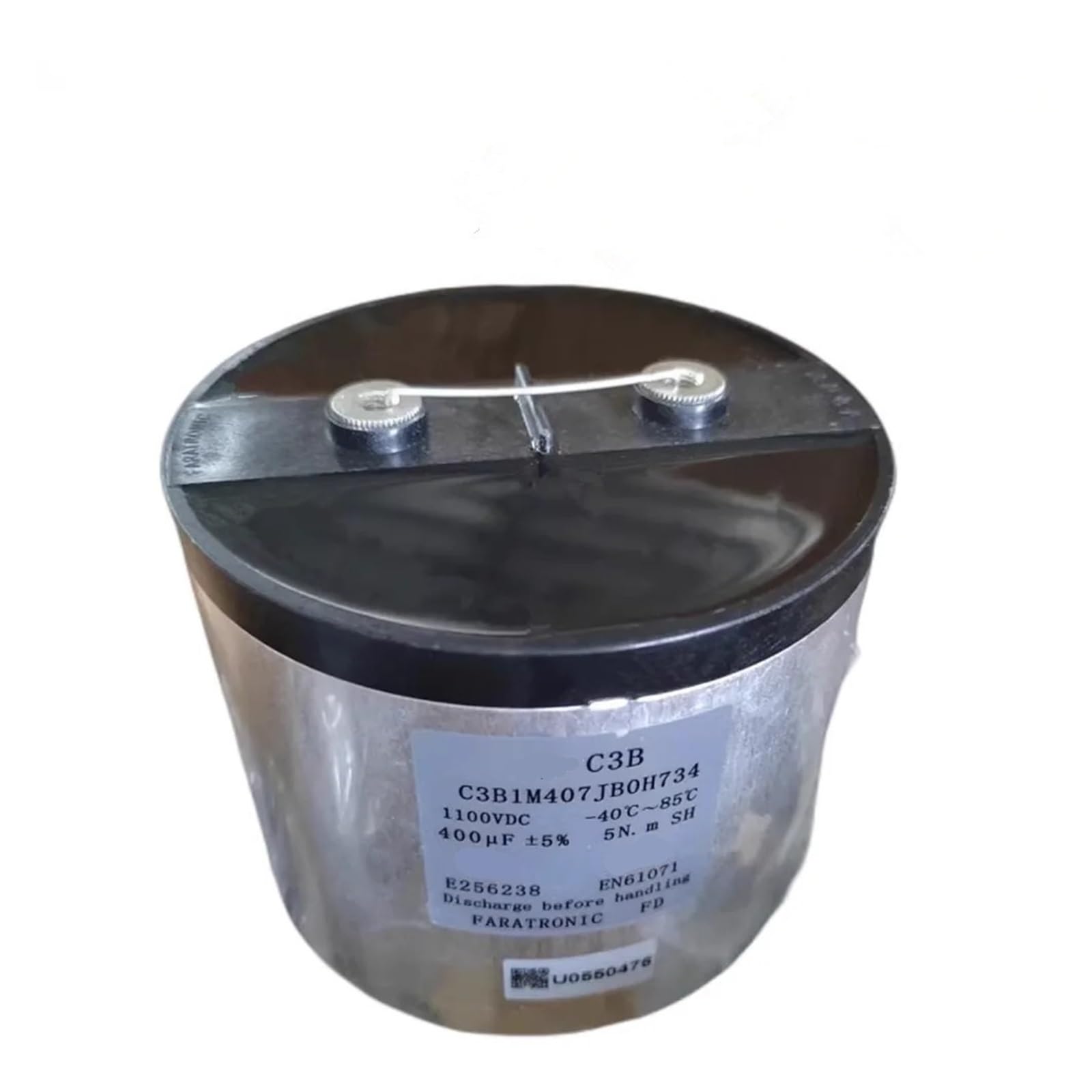 Condensateur 400uF 1100V C3B1M407JB0H734 pour filtrage DC de puissance