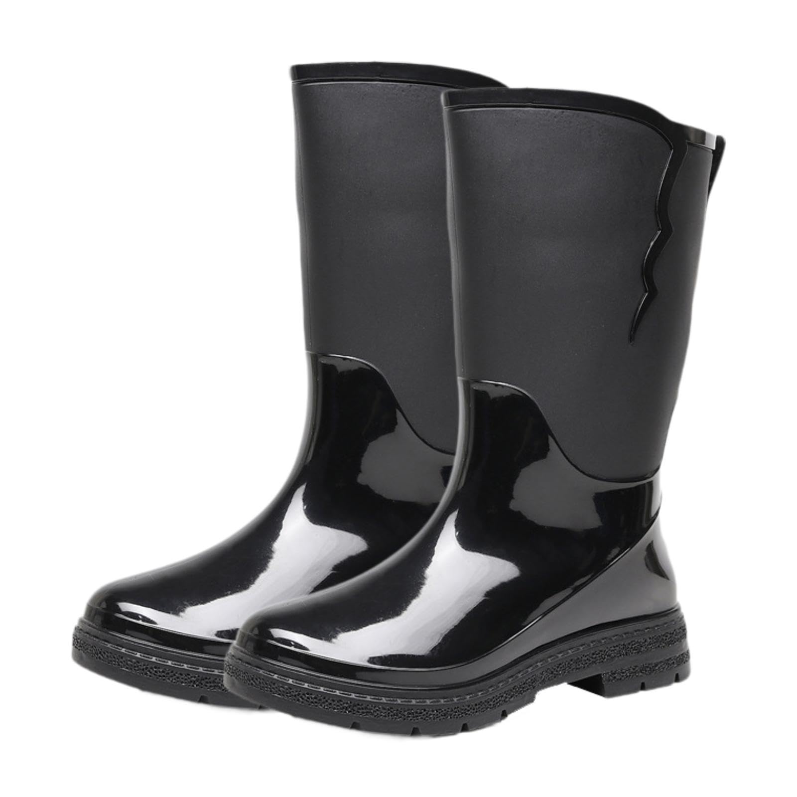 bnf Women's Rain Boots Trendy Anti Slip Rainboots for Travel Outdoor Backpacking 36 | Clothing Shoes & Accessories | Womens Shoes | Boots-picture-27