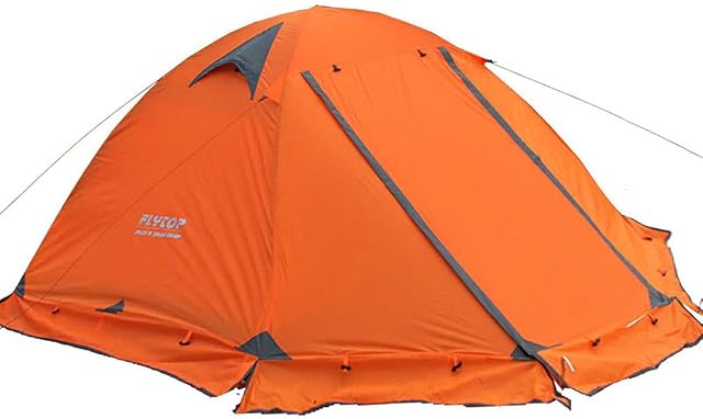 3-4 season 2-person Double Layer Backpacking Tent Aluminum Rod Windproof Waterproof for Camping Hiking Travel Climbing - Easy Set Up …