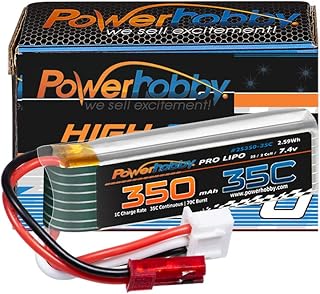 Power Hobbies Powerhobby 2S 7.4V 350MAh 35C Lipo Battery Carisma MSA 1E GT24 Rock Crawler
