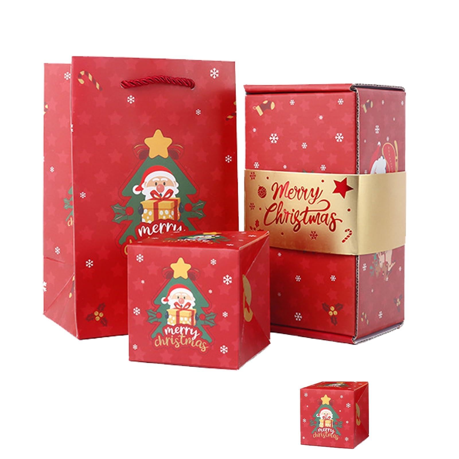 Kangnice Safe Kids Friendly Christmas Burst Up Box for Celebratory Amazements and Easy Storage Compact Holiday Deck Planner