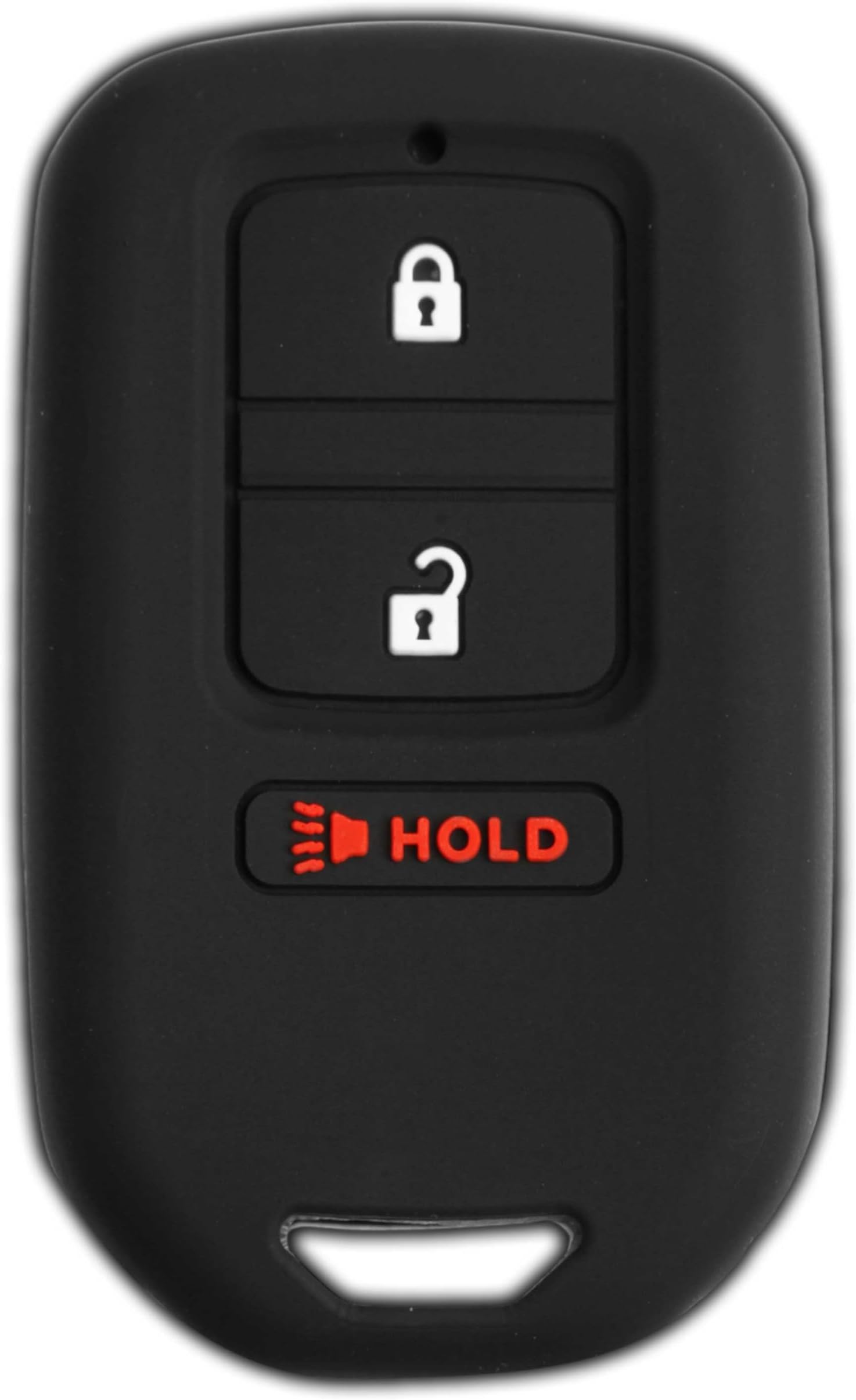 KeyGuardz Keyless Entry Remote Car Smart Key Fob Outer Shell Cover Rubber Case for Honda Fit Accord Civic, KR5V1X