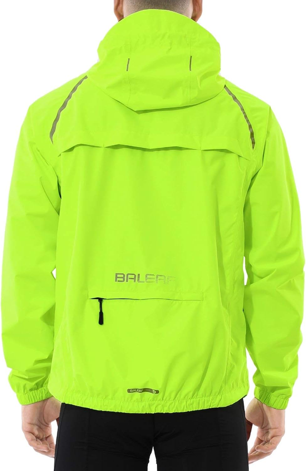 BALEAF Men's Cycling Running Jacket Waterproof Windbreaker Reflective Lightweight Windproof Bike  best waterproof cycling jackets for men