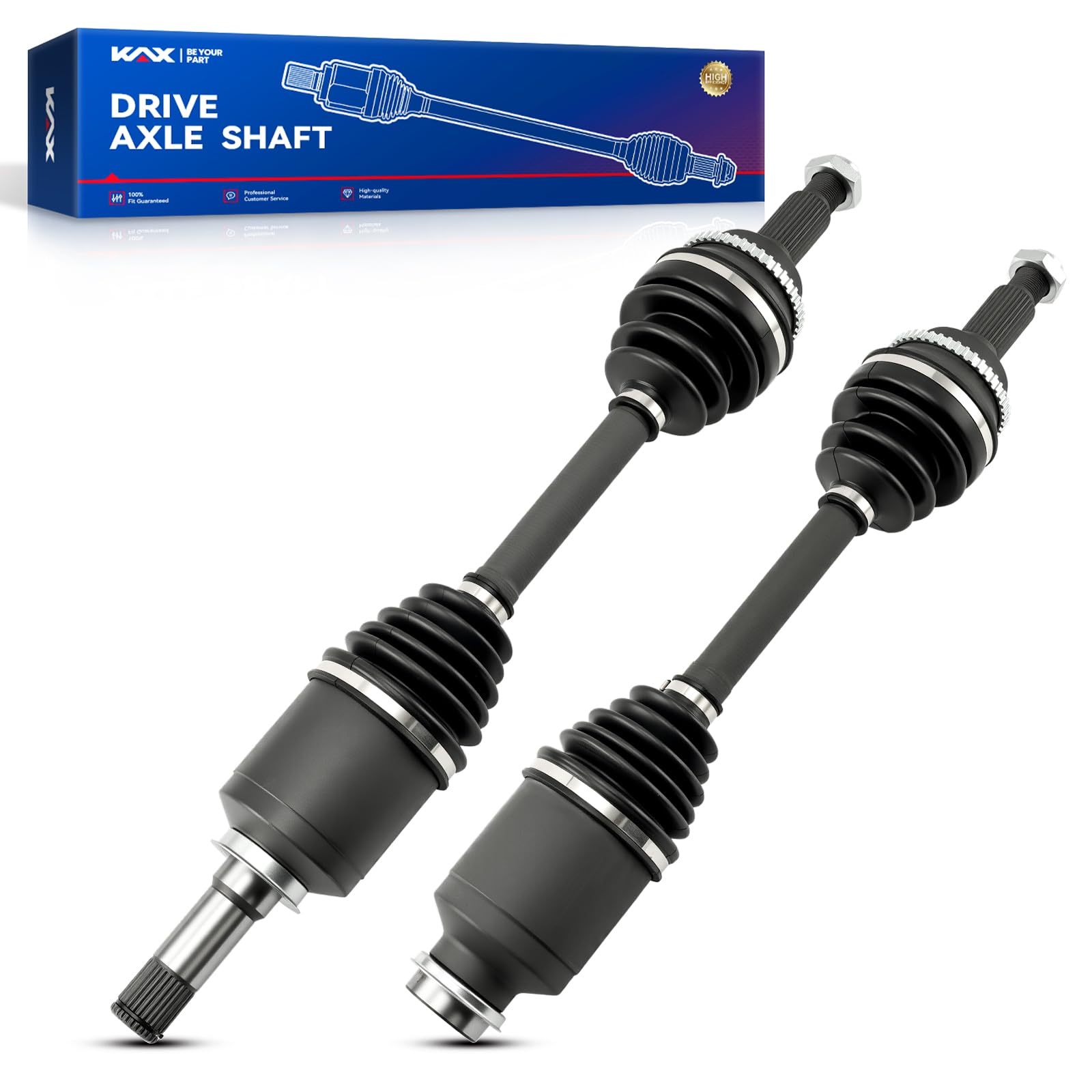 KAX Front CV Axle for 2007-2014 Ford Edge 3.5/3.7L FWD, 2007-2015 MKX FWD | FD8148 FD8149 CV Axle Shaft Assembly-image-37