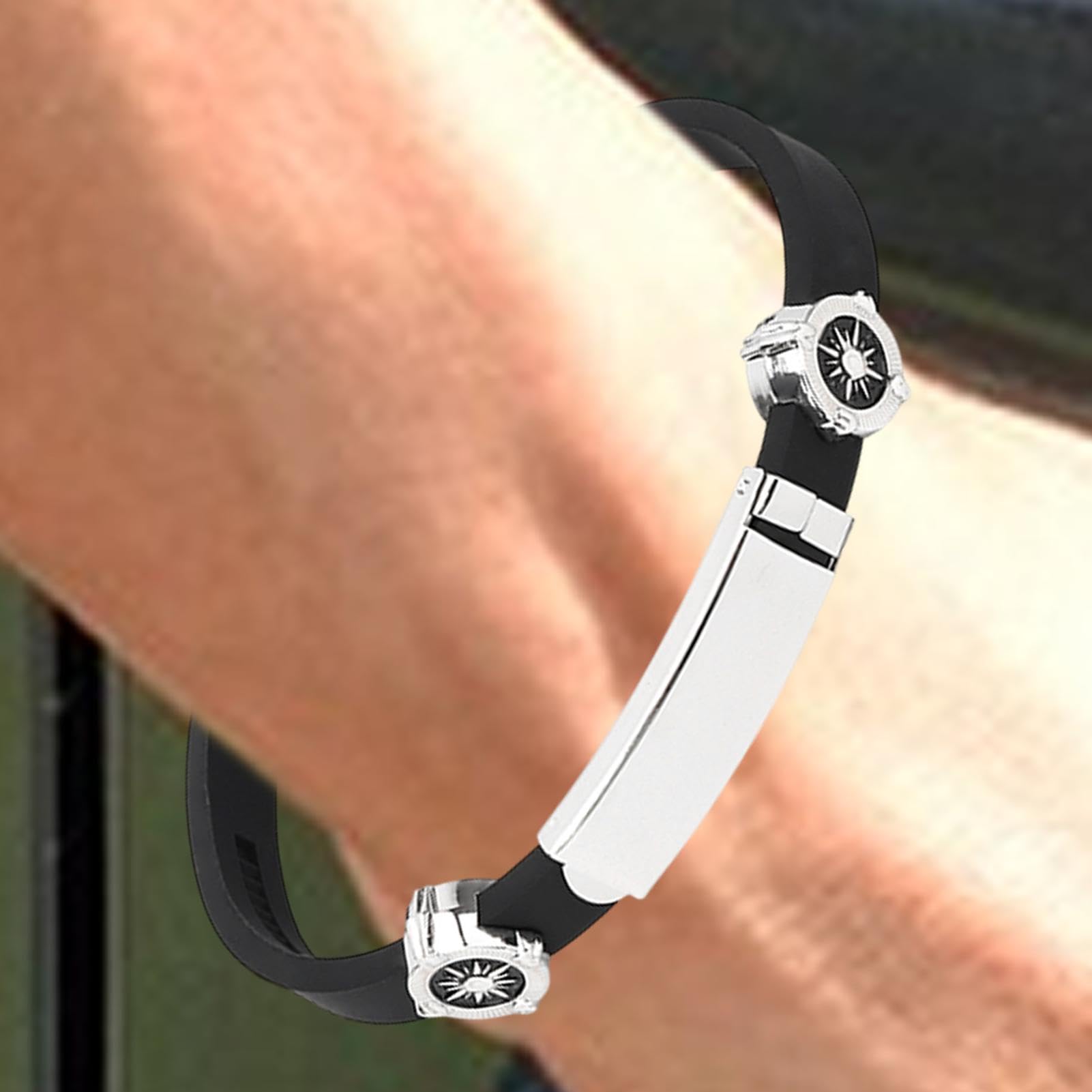 Bracciale antistatico, braccialetto statico | Cinturino da polso antistatico in silicone - Eliminatore di shock statico regolabile, braccialetto sanitario, braccialetto sportivo per le stagioni secche