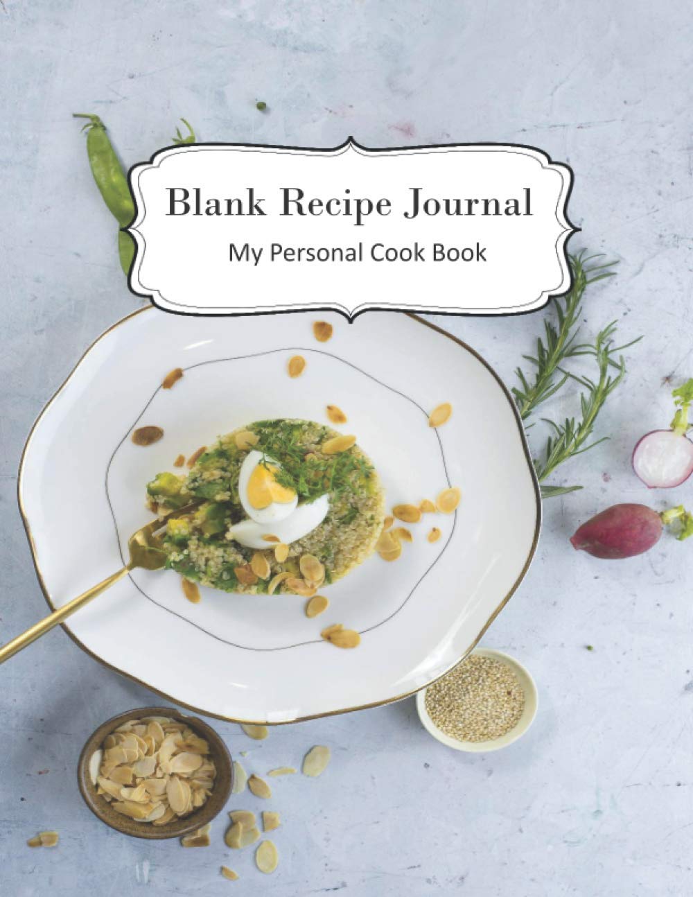 Blank Recipe Journal: My Personal Cook Book | Kitchen Recipe, Journal Cookbook, Cookbook Family, Recipe Book, Mom Gift, , Family Cookbook, Family Recipes, Recipe Book Housewarming